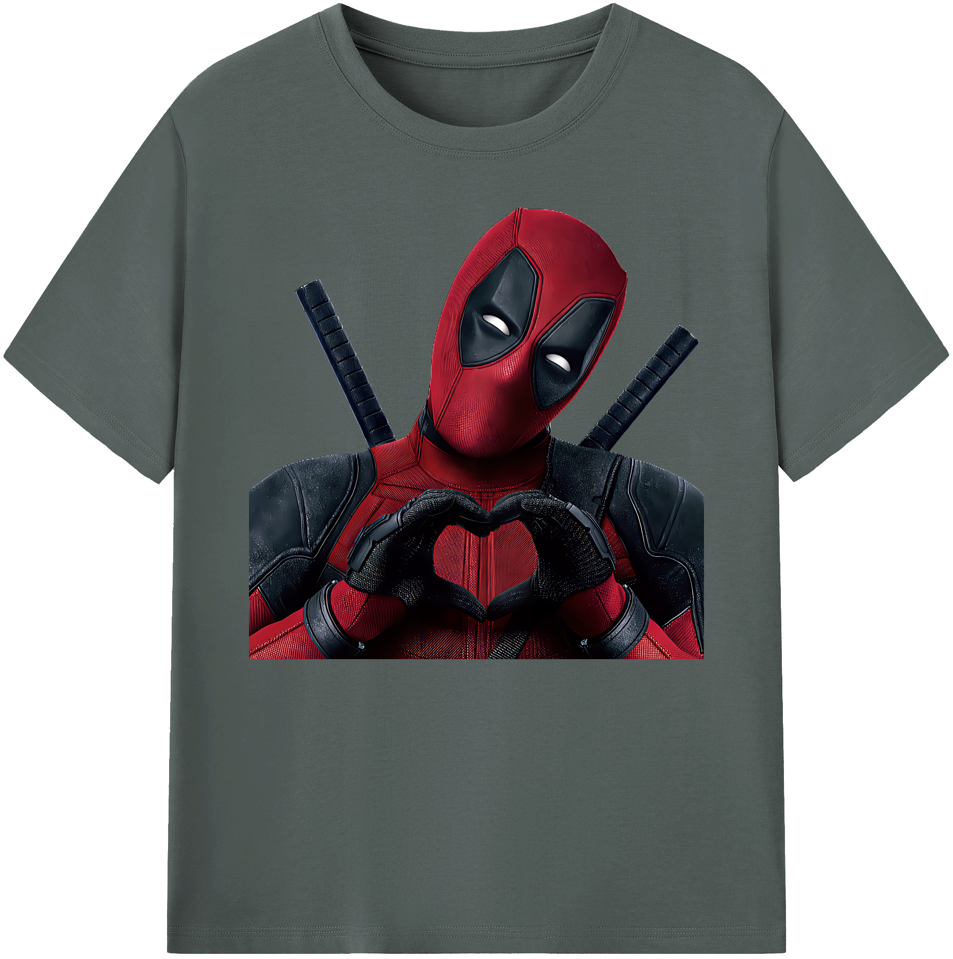 （画像用） Deadpool デッドプール 綿100％ メンズ半袖Tシャツ｜肌触りやわらか＆通気性